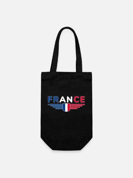 J’aime la France élégance style design Tenues - Sac à bouteille - noir