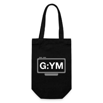 Glyphe "Glyphe der Glyphe der Neon-Konsole" - Geschenkbeutel für Flaschen - Schwarz - Vorne
