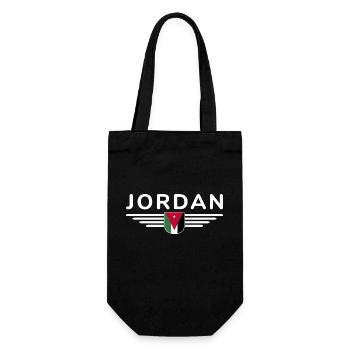 Jordan Fan Outfit T-Shirt Design Gift - Gift Bag for Bottles - black - Front