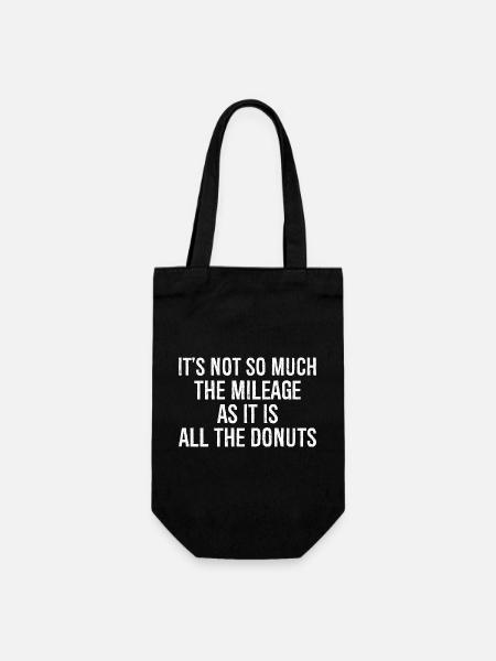 Ce n’est pas tant le kilométrage qui compte, c’est tout - Sac à bouteille - noir