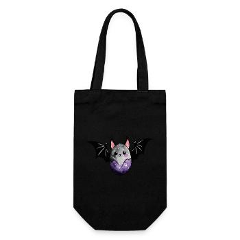 Chauve-souris Pâques Aquarelle - Sac à bouteille - noir - Devant