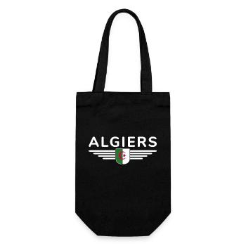 Alger Design – Capitale de l’Algérie - Sac à bouteille - noir - Devant