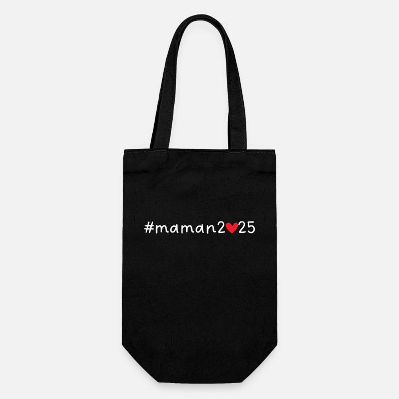 Maman 2025 - Sac à bouteille - noir