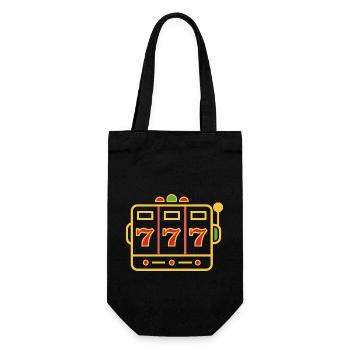 Kasino - Geschenkbeutel für Flaschen - Schwarz - Vorne