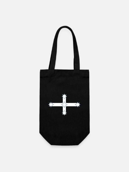 Australian Eureka Flag - Gift Bag for Bottles - black