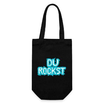 Idée cadeau Du Rockst Design - Sac à bouteille - noir - Devant