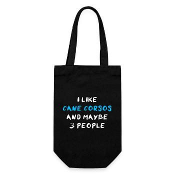 Cane Corso Italiano - Gift Bag for Bottles - black - Front