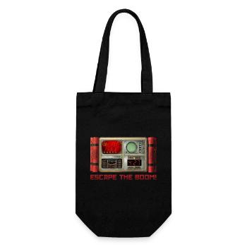 Escape the BOOM! - Gift Bag for Bottles - black - Front