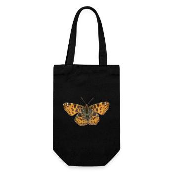 Butterfly Country Card - Gift Bag for Bottles - black - Front