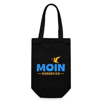 Vacances en mer du Nord MOIN NORDDEICH Drôle - Sac à bouteille - noir - Devant
