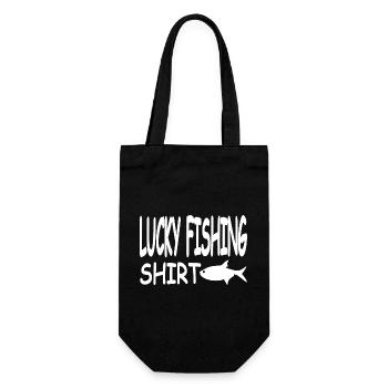 Angling - Gift Bag for Bottles - black - Front