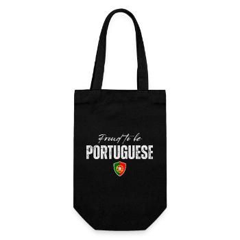 Portugais fier, fabriqué au Portugal - Sac à bouteille - noir - Devant