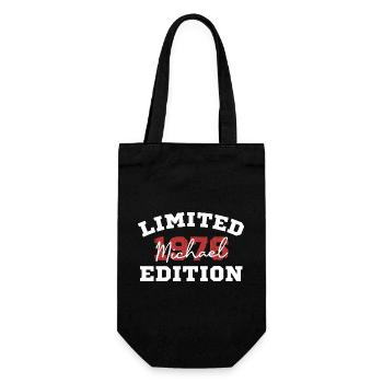 Limited Michael Edition 1976 - Geschenkbeutel für Flaschen - Schwarz - Vorne