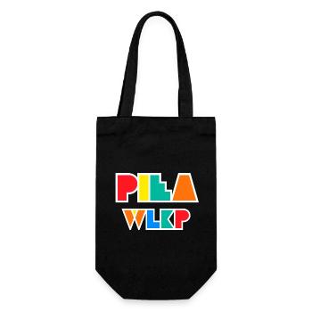 Saw Wlkp. Geometrisches Logo - Geschenkbeutel für Flaschen - Schwarz - Vorne