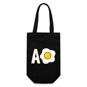 A Mexican Hispanic slang from Huevo, Ca - Gift Bag for Bottles - black - Front