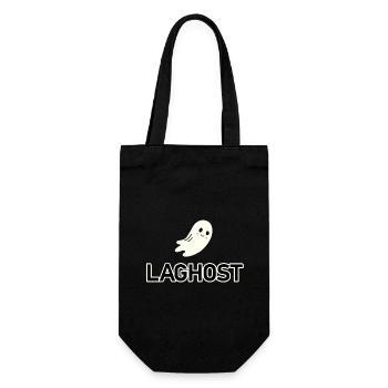 Laghost: Fantôme Sourire Doux - Sac à bouteille - noir - Devant