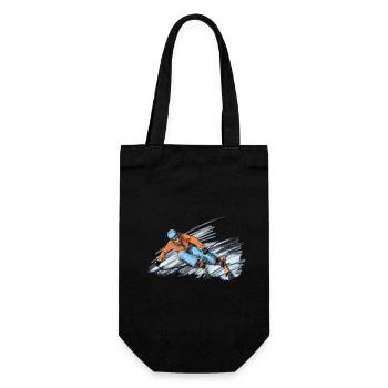Skiing - Gift Bag for Bottles - black - Front