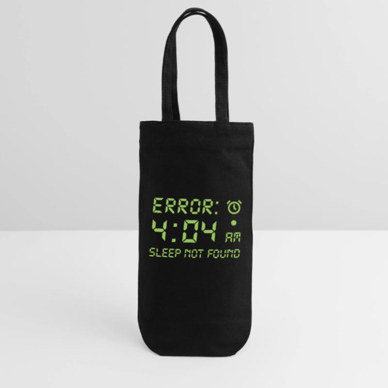 Error 404, sleep not found programmer gamble Gift Bag for Bottles