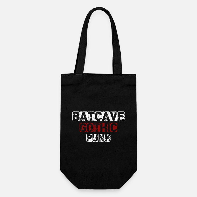 Batcave Punk Gothique - Sac à bouteille - noir