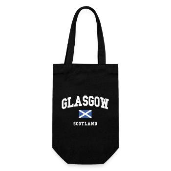 Graphique du drapeau de l’Écosse de Glasgow - Sac à bouteille - noir - Devant