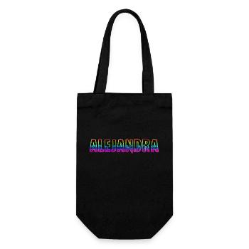 alejandra rs rainbow - Gift Bag for Bottles - black - Front