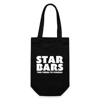 Bar, Barkeeper, Barbesitzer - Geschenkbeutel für Flaschen - Schwarz - Vorne