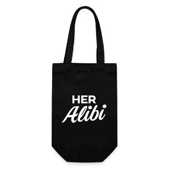 Her Alibi - Gift Bag for Bottles - black - Front