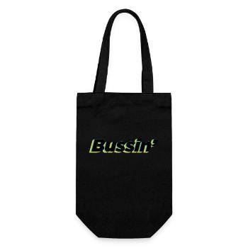 Boussin Trendy Words, Slang, Sayings Typography - Gift Bag for Bottles - black - Front
