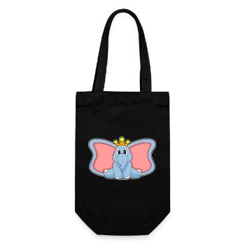 Couronne d’éléphant - Sac à bouteille - noir - Devant
