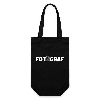 Fotograf Spiegelreflexkamera - Geschenkbeutel für Flaschen - Schwarz - Vorne