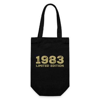 Birthday Gift Born In 1983 Vintage 1983 - Gift Bag for Bottles - black - Front