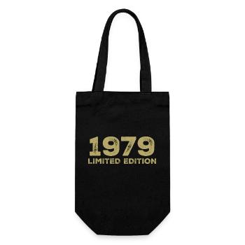Geburtstagsgeschenk Jahrgang 1979 Jahrgang 1979 - Geschenkbeutel für Flaschen - Schwarz - Vorne