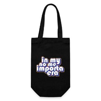 Funny Spanish Gag In My No Me Importa Era I Don't - Geschenkbeutel für Flaschen - Schwarz - Vorne