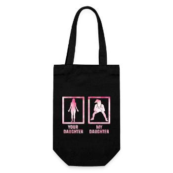 Ta fille Ma fille - Sac à bouteille - noir - Devant