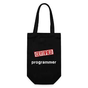 Programmeur - Sac à bouteille - noir - Devant
