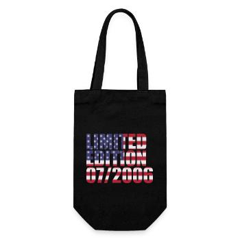 18th Birthday Limited Edition USA 07/2006 - Gift Bag for Bottles - black - Front