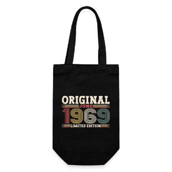 Original Juin 1969 Millésime 1969 Anniversaire 1969 - Sac à bouteille - noir - Devant