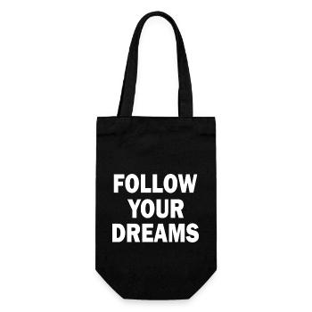 follow your dreams - Sac à bouteille - noir - Devant