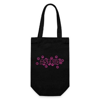 Geschenk für Astrid - Geschenkbeutel für Flaschen - Schwarz - Vorne