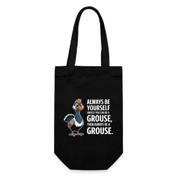 Auerhahn - Geschenkbeutel für Flaschen - Schwarz - Vorne