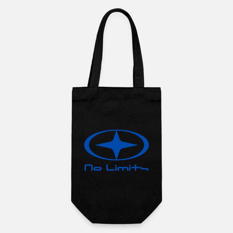 No Limits - Gift Bag for Bottles - black