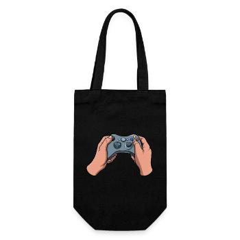 Gamer Controller - Gift Bag for Bottles - black - Front