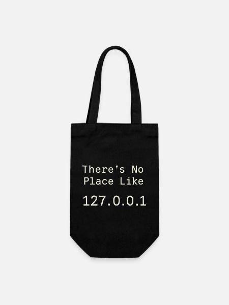 Rien ne vaut localhost - Sac à bouteille - noir