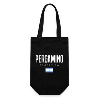 Pergamino Argentina Argentinian - Gift Bag for Bottles - black - Front