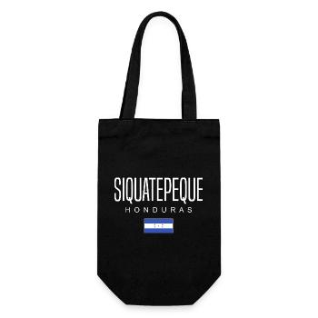 Siquatepeque Honduras Honduraner - Geschenkbeutel für Flaschen - Schwarz - Vorne
