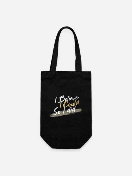 Je crois Pouvoir, Je l’ai Fait - Sac à bouteille - noir