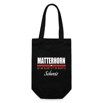 Matterhorn - Gift Bag for Bottles - black - Front