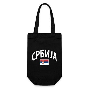 Serbie - Sac à bouteille - noir - Devant