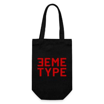 3EME TYPE CLASSIC RED - Sac à bouteille - noir - Devant