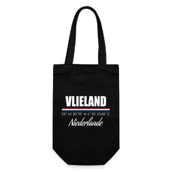 Vlieland - Geschenkbeutel für Flaschen - Schwarz - Vorne